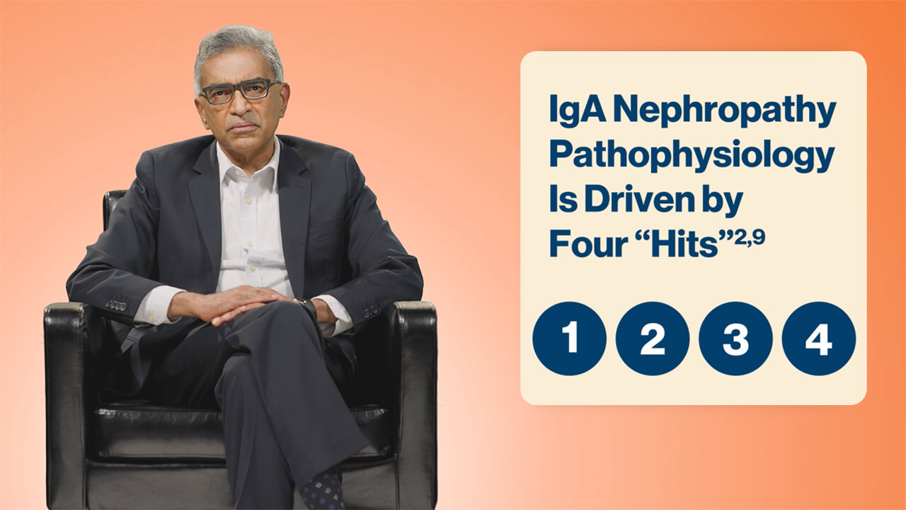 Four-hit model of IgA nephropathy pathogenesis